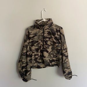 Zara Camo Windbreaker